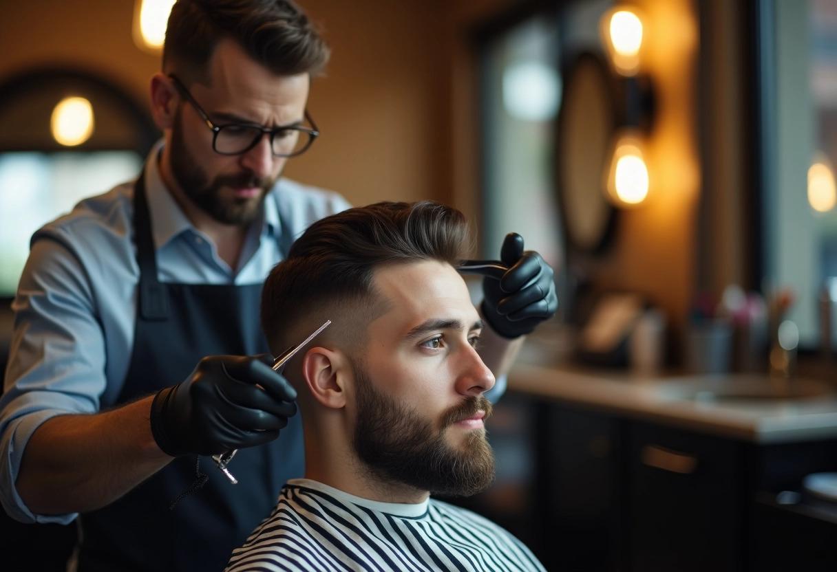 coupe homme dégradé progressif : l élégance réinventée - coiffeur homme